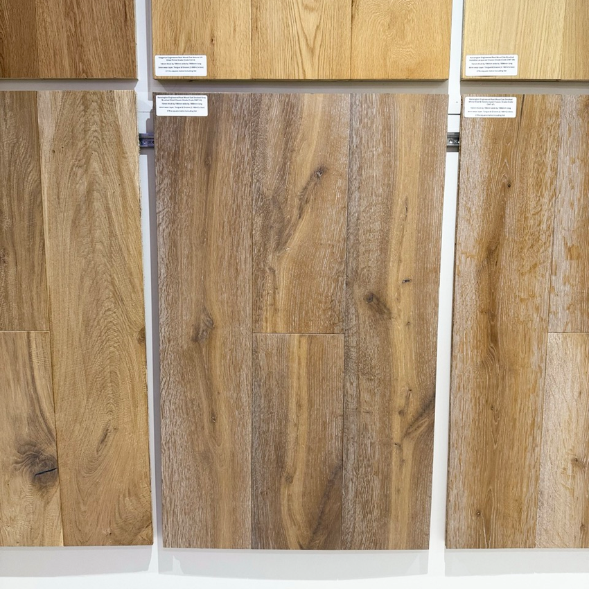 Kensington Engineered Real Wood Oak Smoked Grey Brushed Oiled